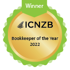 circle badge icnzb bookkeeper of the year 2022